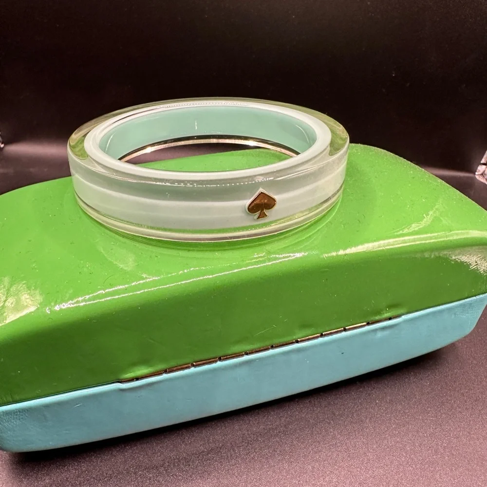 Kate Spade lucite bangle in mint color - Picture 1 of 2